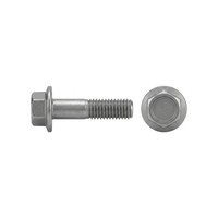 EN 1665 Sechskant-Flanschschraube M12X45 Stahl 8.8 Blank M. Schaft 100 Stk