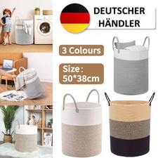 W&auml;schekorb Gro&szlig;, Aufbewahrungskorb Kinderzimmer, Aufbewahrungsbox Geflochten