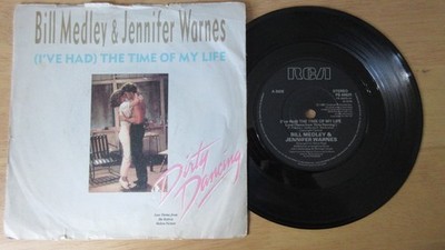 Bill Medley & Jennifer Warnes I've Had the Time of My LIfe 7'' 1987 *GOOD+/VG+**
