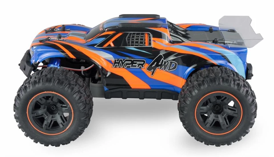 AMEWI / Hyper GO Truggy Spazzolato 4WD 1:16 RTR Blu/Arancione / 22619 - Immagine 4 di 4