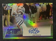 2022 Leaf Pro Set Metal JOSH DOWNS Action Ink Autograph Purple /30 Rookie Auto