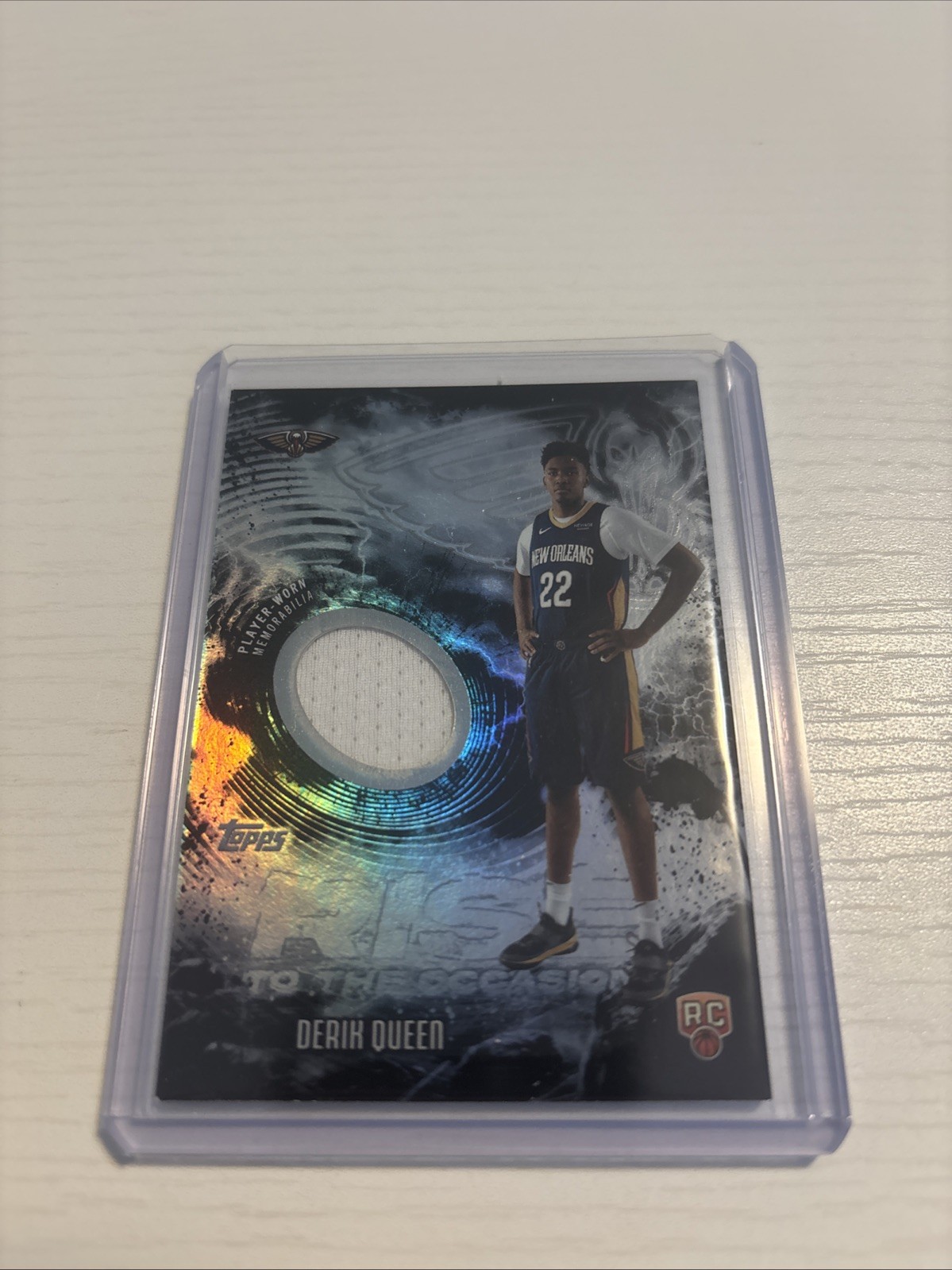 2025-26 Topps Basketball Derik Queen FOIL Rise To The Occasion Patch RC