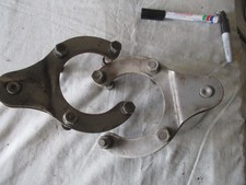 FRONT BRAKE SHOE  BRACKET PLATES  WITH HARDWARE FX 48-215 FJ HOLDEN