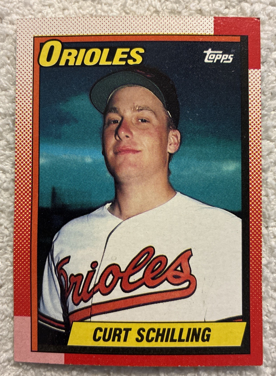 Curt Schilling 1990 Topps Rookie RC - Baltimore Orioles #97