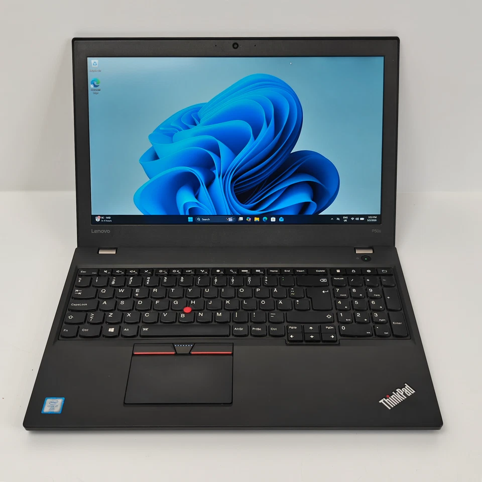 Lenovo ThinkPad P50s · i7-6600U · 16GB · 256GB, photo 2 of 5