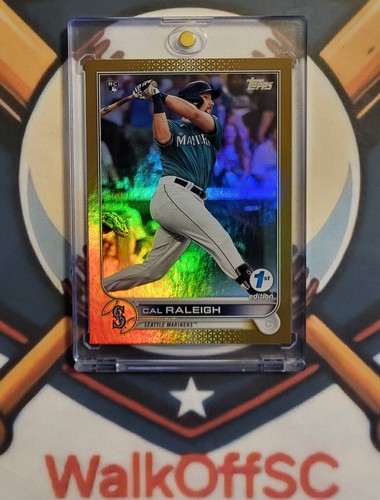 Cal Raleigh 2022 Topps Gold Foil 1st Edition RARE SP RC | eBay