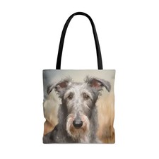 Scottish Deerhound Tote Bag - Graceful Companion for Every Journey