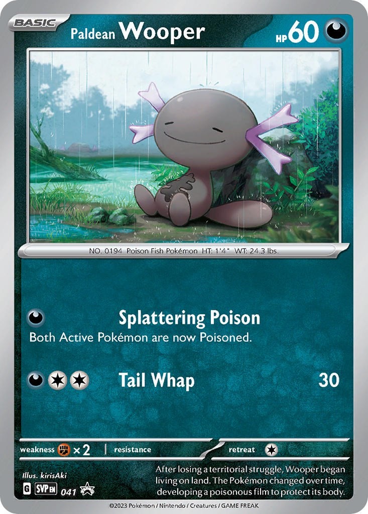 Paldean Wooper Holofoil [SVP - 041]