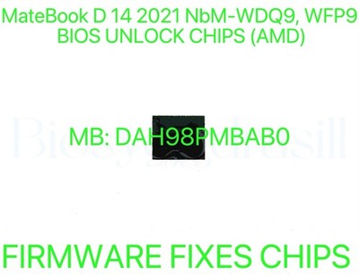 MateBook D 14 2021 NbM-WDQ9, NbM-WFP9, NO PASSWORD BIOS CHIP DAH98PMBAB0 - AMD