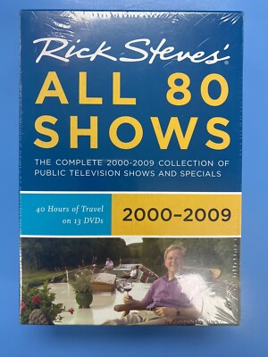 Rick Steves Europe Boxed Set 2000-2009 (DVD, 2009) Brand New Factory Sealed 
