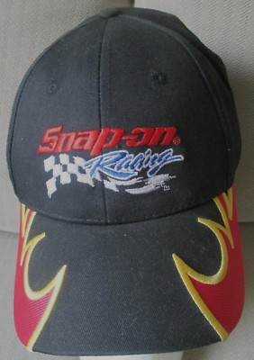 SNAP ON RACING W/FLAMES OFFICIAL LICENSED PRODUCT MECHANIC SNAPBACK BALLCAP HAT