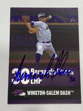 Bernardo Flores 2018 Winston-Salem Dash Signed Card Autographed Auto White Sox