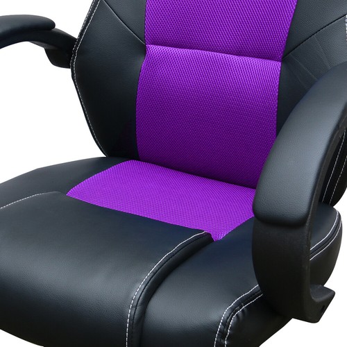 Luxury Executive Race Gaming Office Chair Gas Lift Swivel PC Computer Desk Chair - Picture 180 of 195