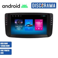 AUTORADIO ANDROID 8/128GB FIAT PUNTO EVO 2012-2015 STEREO AUTO TOUCH WIFI NAVI