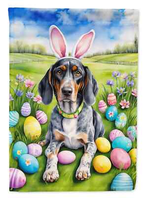 Bluetick Coonhound 2 Easter Egg Hunt Flag