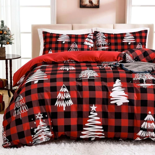 Art Christmas Tree Bedding Set | Christmas Gift | Christmas Decor