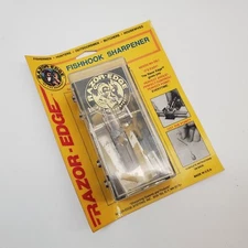 NOS Razor-Edge Fishhook Sharpener For Anglers Fisherman Made in USA