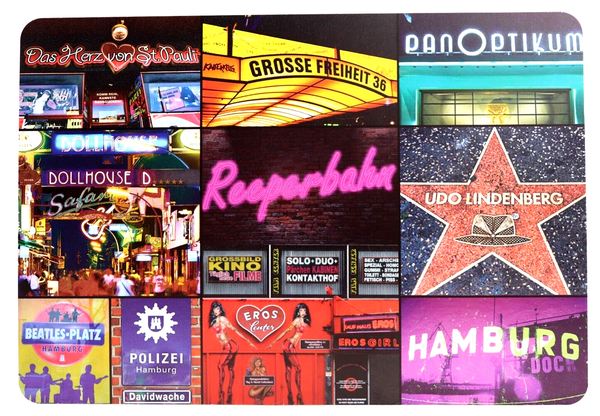 Gutsch Verlag Reeperbahn Postkarte Hamburg Ansichtskarte Hafen Karte GrußKarte-image