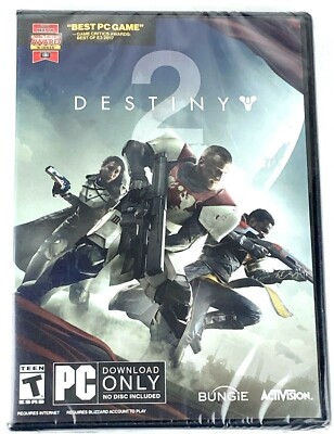 Destiny 2 Game for Windows PC ONLY (PC 2017) New Sealed 47875880900| eBay