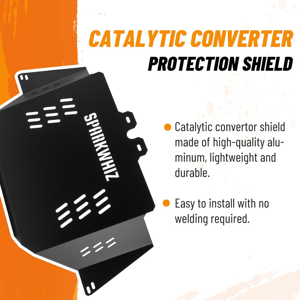 Catalytic Converter Protection Shield Antitheft For 20162022 Toyota