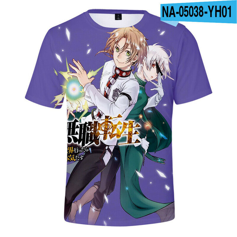 Anime Mushoku Tensei Roxy Migurdia Kawaii Anime T-shirt 3D Print