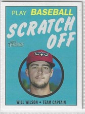 2020 Topps Heritage Minors 1971 Scratch Offs #9 Will Wilson RC Angels