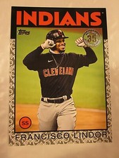 2021 TOPPS PLATINUM 86B-66 FRANCISCO LINDOR 1986 35th ANNIVERSARY INDIANS 21/70