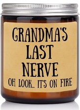Gifts for Grandma, Funny Grandma Candle from Granddaughter Grandson