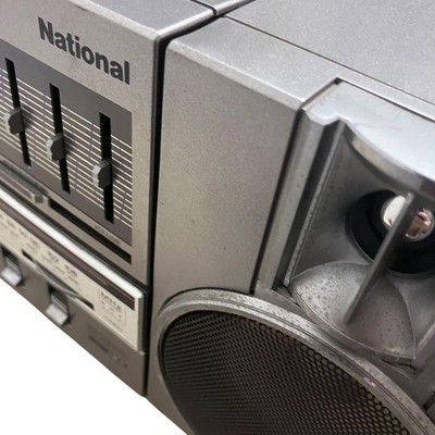 National RX-C45 FM/AM radio cassette player detachable speaker