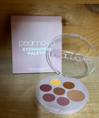 Pear Nova 7 Pan Eyeshadow Palette Pressed Powder Neutrals Shimmers 0.32oz NIB