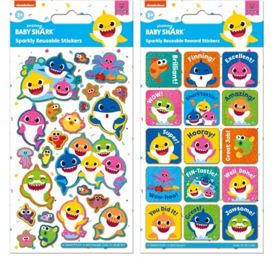 Baby Hai Spaß Folienaufkleber DOPPELPACK Offizielles Produkt 35 Sticker 