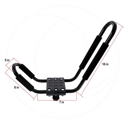 2x Pair Universal Kayak Rack Rooftop Cross Bars Mount Canoe Paddle Board Carrier - Picture 5 of 5