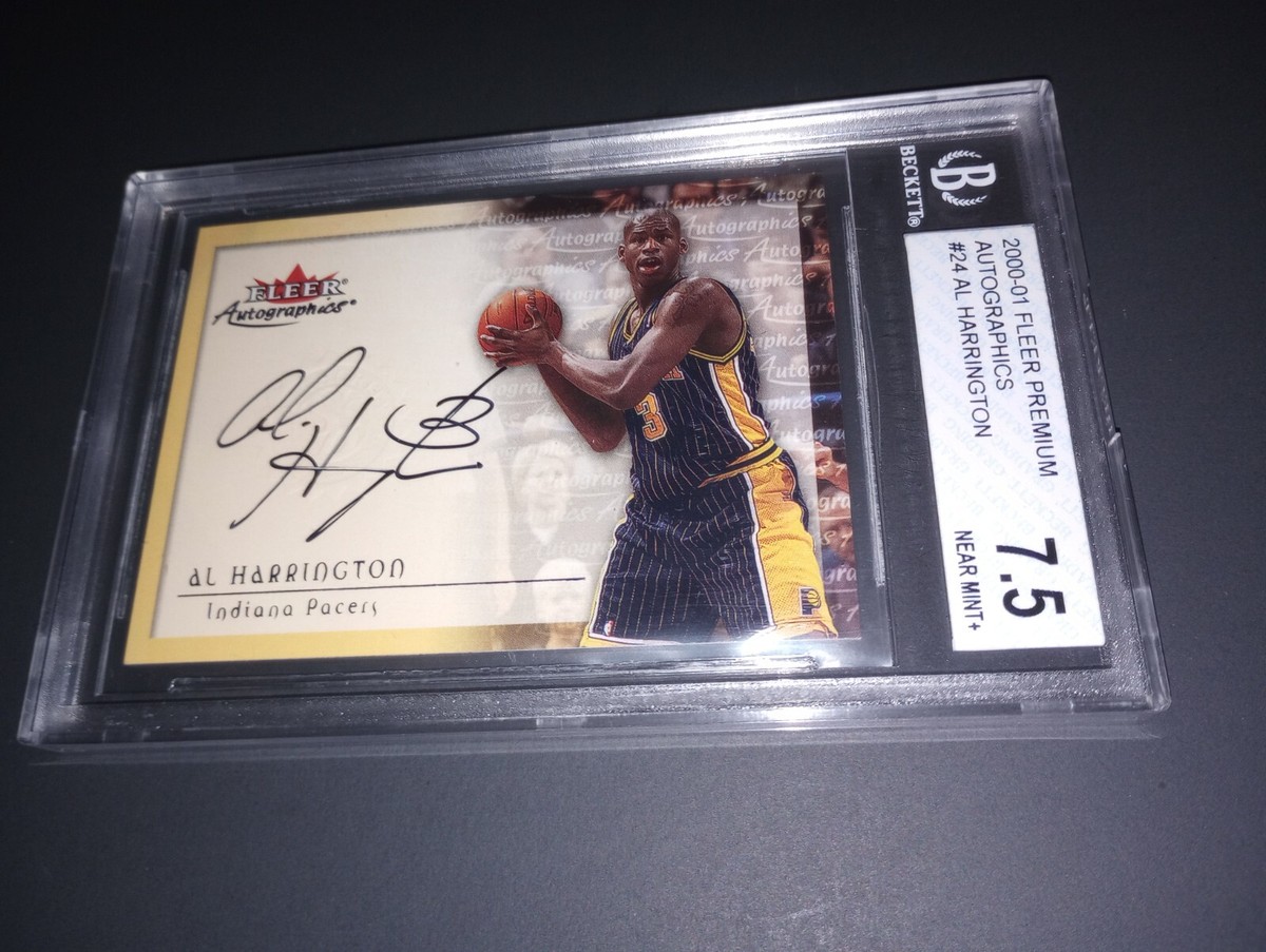 BGS 7.5 Beckett 2000-01 FLEER Premium AUTOGRAPHICS Autograph Al 