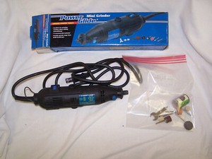 Variable Speed Rotary Tool Kit Dremel LIKE Grinder Cutter HOBBY CORDED W/ BITS