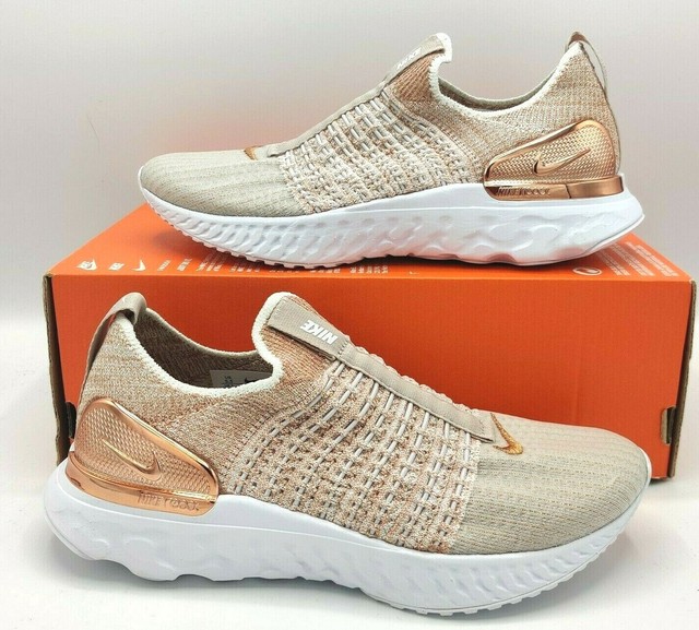 nike react rose gold