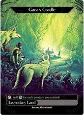 Gaea's Cradle - Carte personalizzate Full Art Altered Art