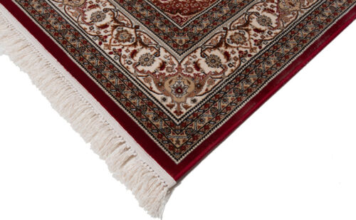 Tabriz Medallón Machine Woven Rug Persian Various Sizes - Rug, Carpet, Red - Picture 16 of 35