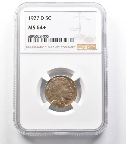 1927-D Indian Head Buffalo Nickel MS64+ NGC *3316