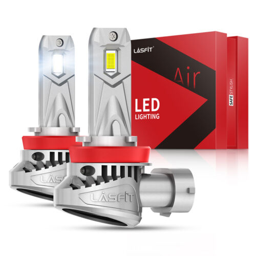 Lasfit H11 H9 H8 LED Headlight Bulb Low Beam Fog Light 60W 20000LM 6000K White - Foto 1 di 11