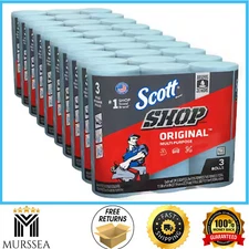 Scott Shop Towels Original Blue Shop Towels Bundle of 10 - 3-Packs 10 (30 rolls)
