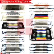 Range Dental Composite Resin Filling Spatulas Aesthetic Restoration Instruments