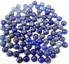50pcs Wholesale 8mm Lapis Lazuli Gemstone Round Cab Cabochon,cabochon No Hole