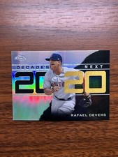 2020 Topps Chrome Update Rafael Devers REFRACTOR DECADE’S NEXT #DNC-15 Red Sox