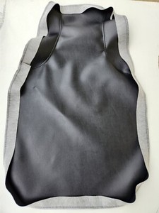 Coprisella In Vinile Marino Nero Per Kawasaki Bayou 220/400, Anni 1993-1999, Ricambio Ds-auto-parts