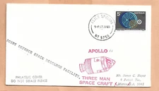 APOLLO 11 JUL 17,1969 ALICE SPRINGS TRACKING STA  SPACE COVER NASA