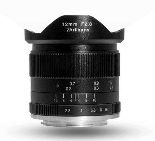 7artisans 12mm F2.8 Manual Focus HD.MC LENS f/ SONY E mount ILCE Camera - Picture 1 of 4