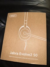 Jabra Evolve2 50 Stereo USB-C ANC Dual Ear Headset Black Model HSC175 MS Teams