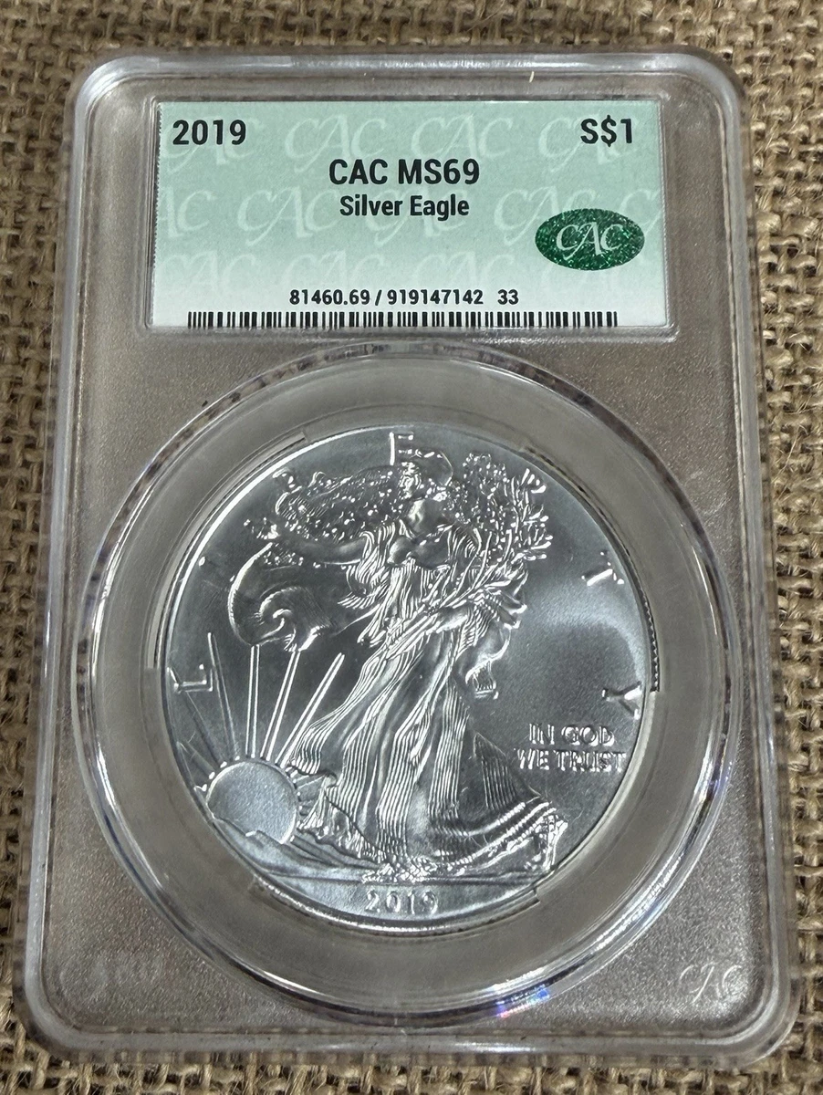American Eagle MS 69 Graded 2019 Silver Bullion Coins for sale | eBay