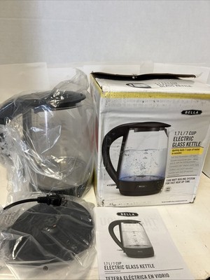 bella 1.7 Liter Glass Electric Kettle