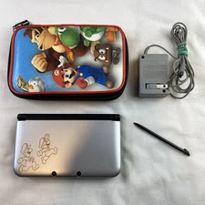 Nintendo 3DS XL Mario & Luigi Dream Team Handheld - With Charger, Silver